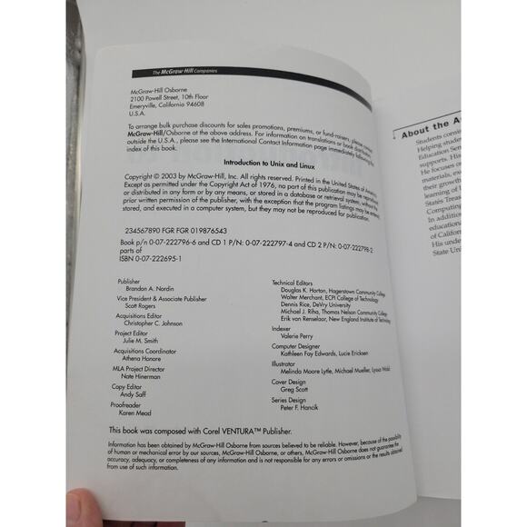 Introduction to Unix and Linux [With CDROM] by John Muster CDs Included textbook - Picture 3 of 11
